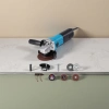 Molienda de ángulo azul y negro cuerpo principal herramienta de pulido de mano de grado profesional caja de metal Specification image